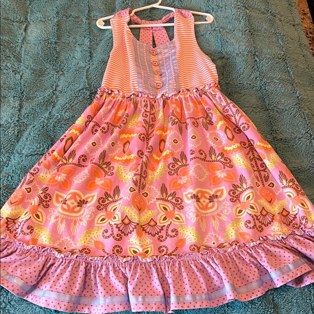 Matilda Jane Pink and Orange Kids Dress